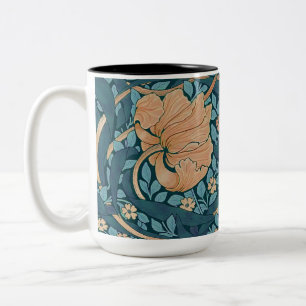 William Morris Pimpernel Pattern Two-Tone Tweekleurige Koffiemok