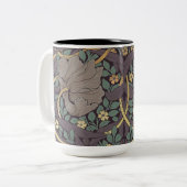 William Morris Pimpernel Pattern Two-Tone Tweekleurige Koffiemok (Voorkant links)