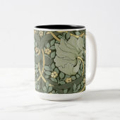 William Morris Pimpernel  Pattern Two-Tone Tweekleurige Koffiemok (Voorkant rechts)