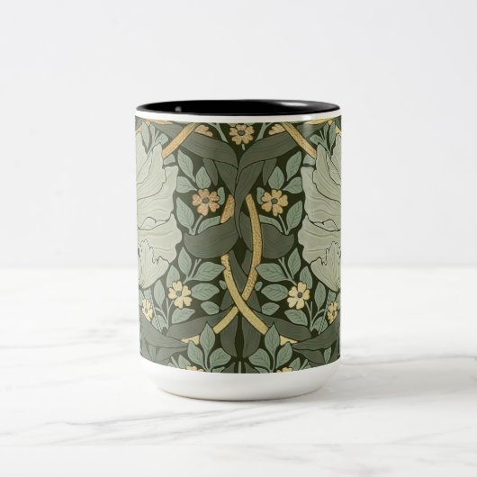 William Morris Pimpernel  Pattern Two-Tone Tweekleurige Koffiemok (Center)