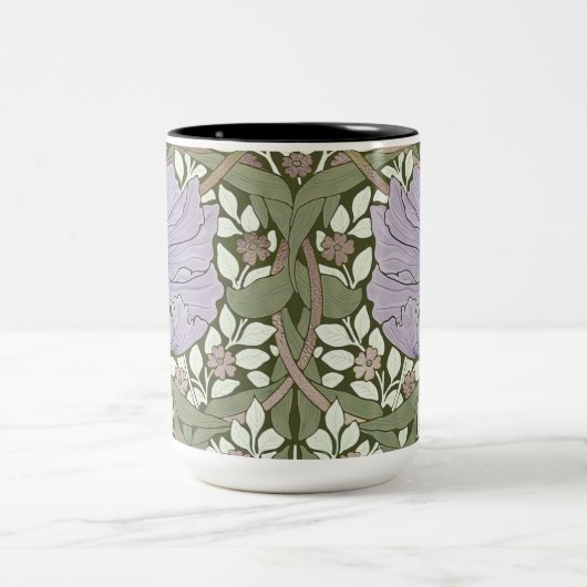 William Morris Pimpernel  Pattern Two-Tone Tweekleurige Koffiemok (Center)