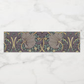 William Morris Pimpernel Pattern Water Bot Waterfles Etiket (Enkel label)