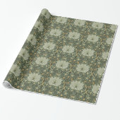 William Morris Pimpernel  Pattern Wrapping Cadeaupapier (Uitgerold)