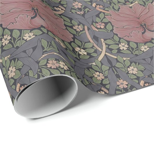 William Morris Pimpernel  Pattern Wrapping Cadeaupapier (Rol Hoek)