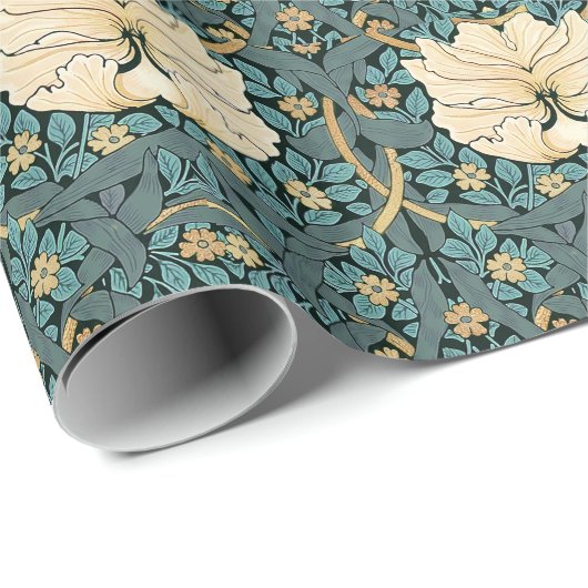 William Morris Pimpernel  Pattern Wrapping Cadeaupapier (Rol Hoek)