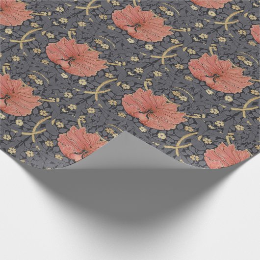 William Morris Pimpernel  Pattern Wrapping Cadeaupapier (Hoek)