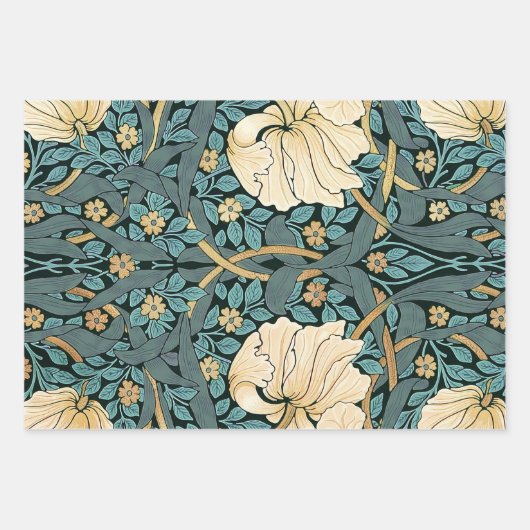 William Morris Pimpernel  Pattern Wrapping Inpakpapier Vel (Voorkant 2)