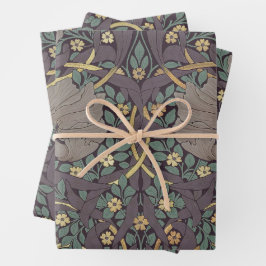 William Morris Pimpernel  Pattern Wrapping Inpakpapier Vel