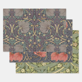 William Morris Pimpernel  Pattern Wrapping Inpakpapier Vel