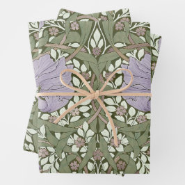 William Morris Pimpernel  Pattern Wrapping Inpakpapier Vel