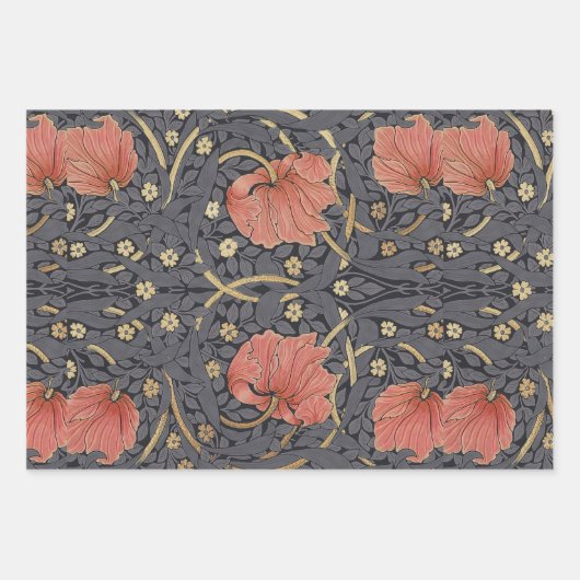 William Morris Pimpernel  Pattern Wrapping Inpakpapier Vel (Voorkant 2)