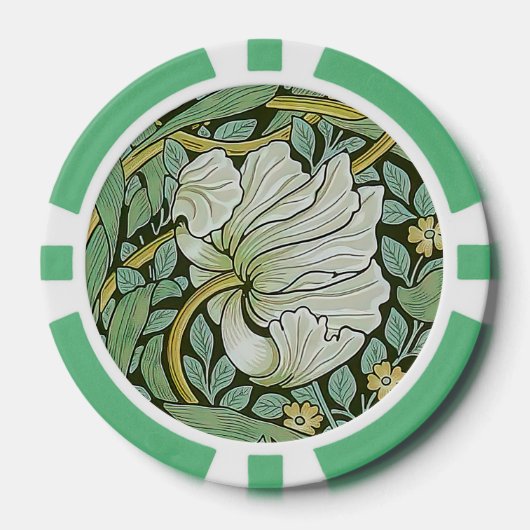 William Morris - Pimpernel Poker Chips (Voorkant)