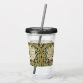 William Morris Pimpernel Pre-Raphaelite Acryl Drinkbeker (Achterkant)