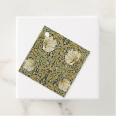 William Morris Pimpernel Pre-Raphaelite Bedankjes Labels (In situ)