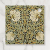 William Morris Pimpernel Pre-Raphaelite Bedankjes Labels (Achterkant)