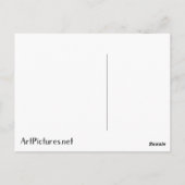 William Morris Pimpernel  Pre-Raphaelite Briefkaart (Achterkant)