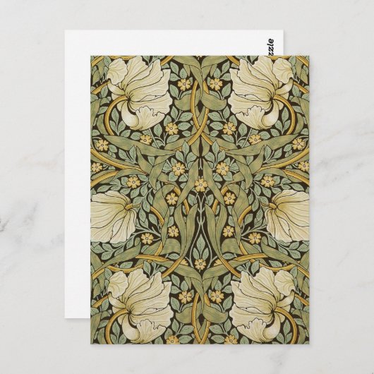 William Morris Pimpernel Pre-Raphaelite Briefkaart (Voorkant / Achterkant)