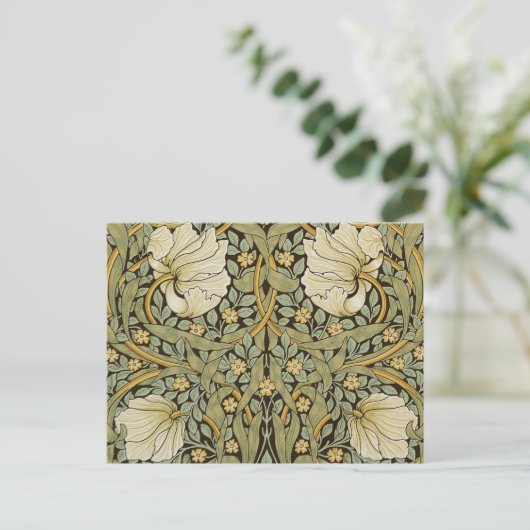 William Morris Pimpernel  Pre-Raphaelite Briefkaart (Staand voorkant)