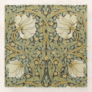 William Morris Pimpernel  Pre-Raphaelite Glazen Onderzetter