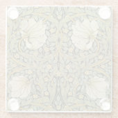 William Morris Pimpernel  Pre-Raphaelite Glazen Onderzetter (Achterkant)