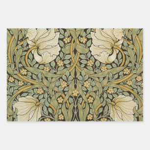 William Morris Pimpernel  Pre-Raphaelite Inpakpapier Vel