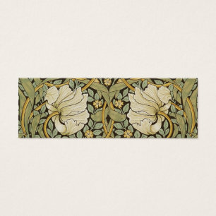 William Morris Pimpernel  Pre-Raphaelite Mini Visitekaartjes