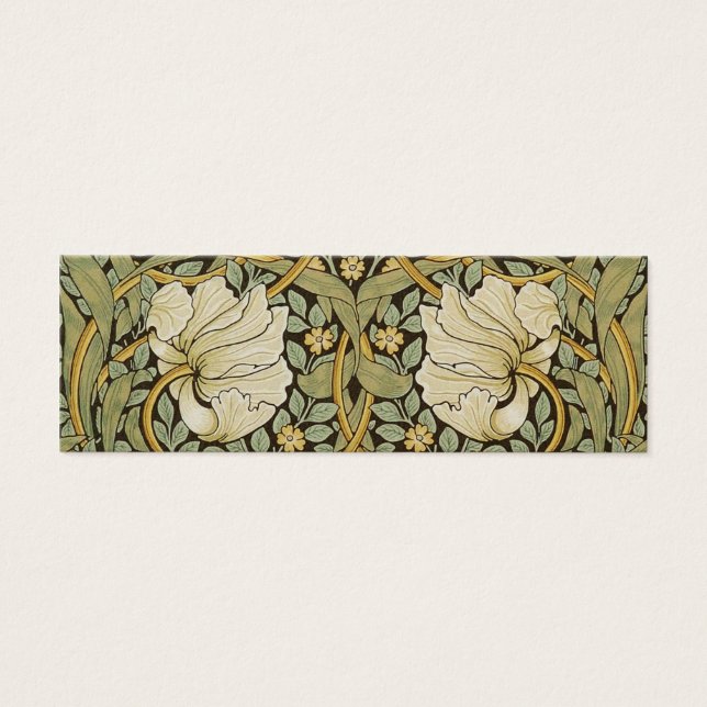William Morris Pimpernel  Pre-Raphaelite Mini Visitekaartjes (Voorkant)