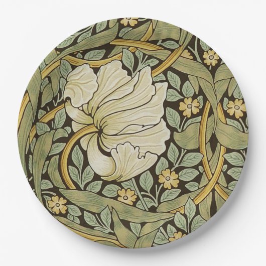 William Morris Pimpernel Pre-Raphaelite Papieren Bordje (Voorkant)