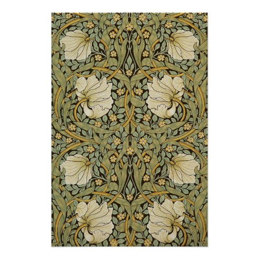 William Morris Pimpernel  Pre-Raphaelite Poster (Voorkant)