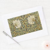 William Morris Pimpernel  Pre-Raphaelite Rechthoekige Sticker (Envelop)
