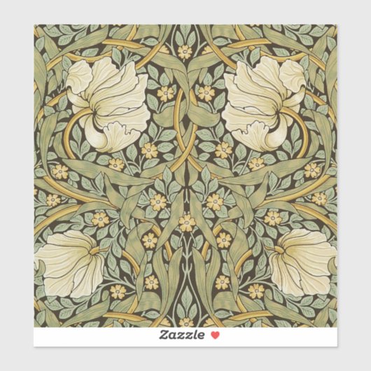 William Morris Pimpernel  Pre-Raphaelite Sticker (Vel)