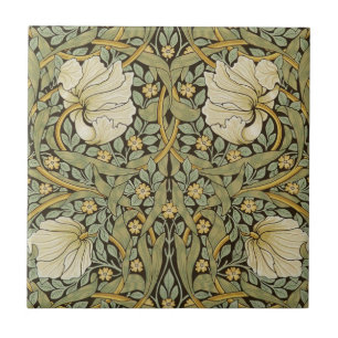 William Morris Pimpernel  Pre-Raphaelite Tegeltje