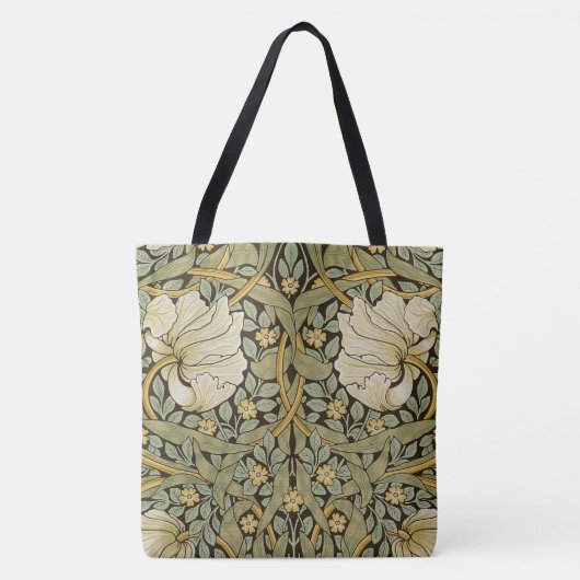 William Morris Pimpernel  Pre-Raphaelite Tote Bag (Voorkant)