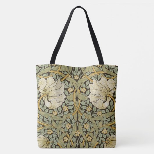 William Morris Pimpernel  Pre-Raphaelite Tote Bag (Achterkant)