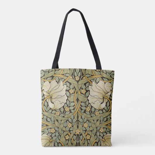 William Morris Pimpernel  Pre-Raphaelite Tote Bag (Achterkant)