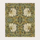 William Morris Pimpernel  Pre-Raphaelite Visitekaartje (Buitenkant ongevouwen)