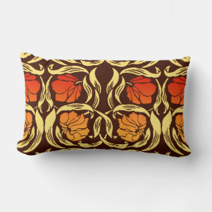 William Morris Pimpernel, Rust Oranje en Brown Kussen