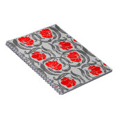 William Morris Pimpernel, Silver Grey en Red Notitieboek (Rechterzijde)