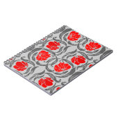 William Morris Pimpernel, Silver Grey en Red Notitieboek (Linkerzijde)