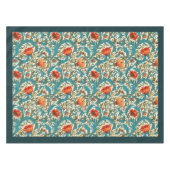 William Morris Pimpernel terracotta pastel blauw Tafelkleed (Voorkant (Horizontaal))