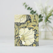 William Morris Pimpernel Tulpen Botanische Kunst Briefkaart (Staand voorkant)