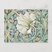 William Morris Pimpernel Tulpen Botanische Kunst Briefkaart (Voorkant)