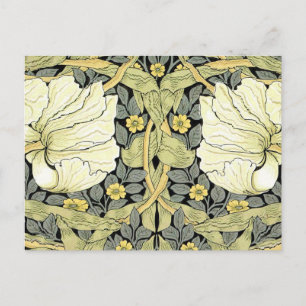 William Morris Pimpernel Tulpen Botanische Kunst Briefkaart