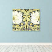 William Morris Pimpernel Tulpen Botanische Kunst Canvas Afdruk (Insitu (Houten vloer))