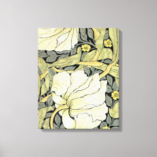 William Morris Pimpernel Tulpen Botanische Kunst Canvas Afdruk