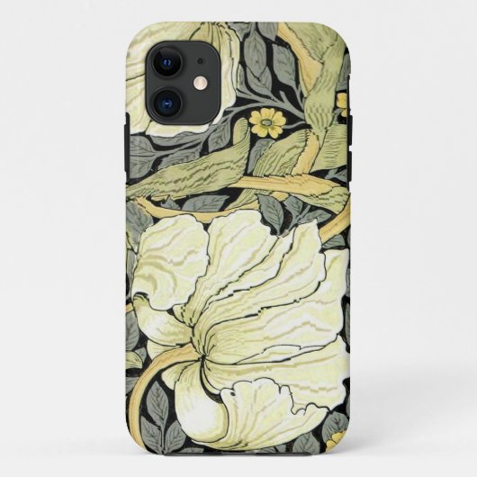 William Morris Pimpernel Tulpen Botanische Kunst Case-Mate iPhone Case (Achterkant)