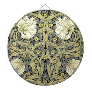 William Morris Pimpernel Tulpen Botanische Kunst Dartbord