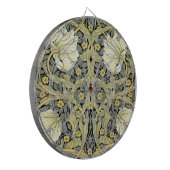 William Morris Pimpernel Tulpen Botanische Kunst Dartbord (Voorkant Links)