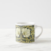 William Morris Pimpernel Tulpen Botanische Kunst Espresso Kop (Rechts)