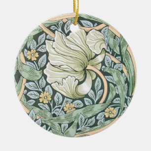 William Morris Pimpernel Tulpen Botanische Kunst Keramisch Ornament
